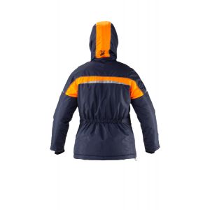 Куртка утеплённая женская "ЛЕДИ СПЕЦ" синяя с оранж, Нортси